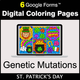 St. Patrick's Day: Genetic Mutations - Google Forms | Digital Coloring Pages