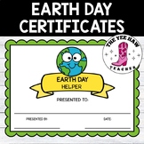 Earth Day Certificates