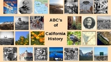 ABC'S of California History