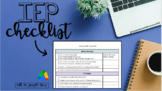 Annual IEP Checklist Template