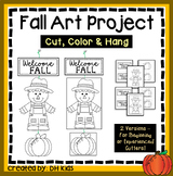 Fall Art Project - Hanging Scarecrow Art - Pumpkin Art - Autumn Activity