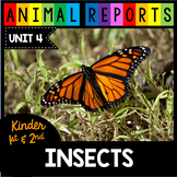 Insects - Animal Reports - Butterflies Caterpillars Science Expository Writing