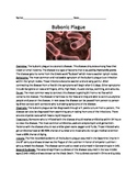 Bubonic Plague - Review Article Questions Vocabulary - Black Death