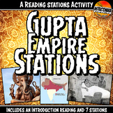 Gupta Empire Stations l Ancient India Lesson Reading Centers Activity Stations