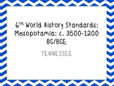 6th grade world history part 2 standards TN