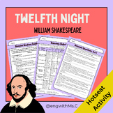 Twelfth Night by William Shakespeare | Hot Seat Activity