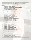 Future Perfect Tense Spelling Challenge Spanish Worksheet
