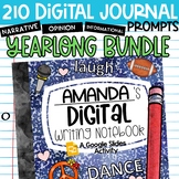 Digital Writing Journals - Yearlong Bundle - Distance Learning