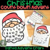 Santa Advent Calendar Counting Count Down to Christmas Craft