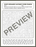Giant Cinnamon Word Search Puzzle Â¨C Autumn Smell and Spice Fun for Kids