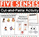 Exploring the Five Senses Activity Pack | Cut-and-Paste, Coloring, Critical Fun