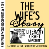 "The Wife's Story" by Ursula K. Le Guin Literary Craft Analysis Worksheet