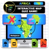Africa Interactive World Geography Game & Map Quiz