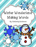 Winter Wonderland Making Words Activity