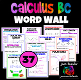 AP Calculus BC Word Wall Posters
