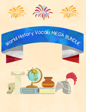 World History Vocab MEGA BUNDLE