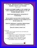 4th Grade ~ Prime & Composite Numbers, Factors, and Multiples 4.OA.B.4
