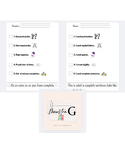 Writing checklist Elementary BILINGUAL