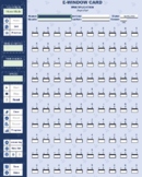 Single Digit Multiplication | E - Window Card Blue Starry Night Template | Excel