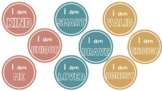 Words of Affirmation in Calm Colors