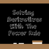 Solving Derivatives Using The Power Rule Worksheet (Answer Key + Explanation)