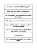 55 Kindness Challenges