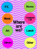Where Are We Sign #8 EDITABLE