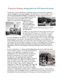 Background of the 1979 Iranian Revolution: A Reading Comprehension Activity
