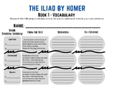 The Iliad by Homer Book 1 Vocabulary Use Packet