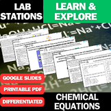 Balancing Chemical Equations - Student Lab Stations Activity - HS Chemistry