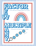 Factor vs. Multiple