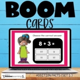 Addition Facts to 20 Digital Task Cards Distance Learning Boom Cards