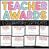 End of the Year Awards for Teachers and Staff | Composition Notebook Theme