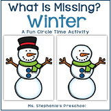 What Is Missing? Winter Memory Game