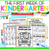 First Week of Kindergarten Activities Beginning of the Year and Back to School