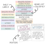 Library Organization Bundle (genre posters)
