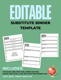 Substitute Binder Template