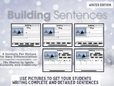 Building Sentences- Winter Edition