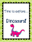 Themed Language Unit- Dinosaurs