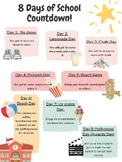 8 Days of School Countdown