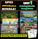AP Environmental Science Unit 1: A Living World Ecosystems PowerPoint Bundle NEW