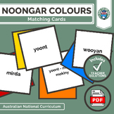 Aboriginal and Intercultural Studies - Noongar Colours Matching Card Set