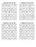 It Happened in the Year I was Born Bingo 2006 - (80) Different Cards- Print!