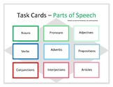 Parts of Speech Task Cards