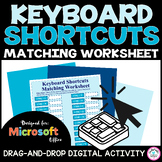 KEYBOARD SHORTCUTS MATCHING ACTIVITY: Digital Worksheet in Microsoft Apps
