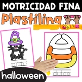 Motricidad fina Plastilina Ejercicios Halloween in Spanish Fine Motor Skills 