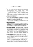 Project Management: EAC: Module 2