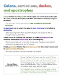 Grammar guide - punctuation