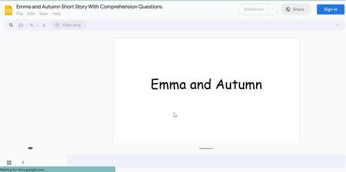 1st & 2nd Grades Reading Passages With Comprehension Questions Google Slides