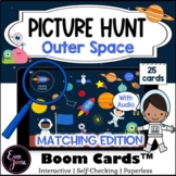 [A] MATCHING Picture Hunt Boom Cards? | Outer Space (With Audio)